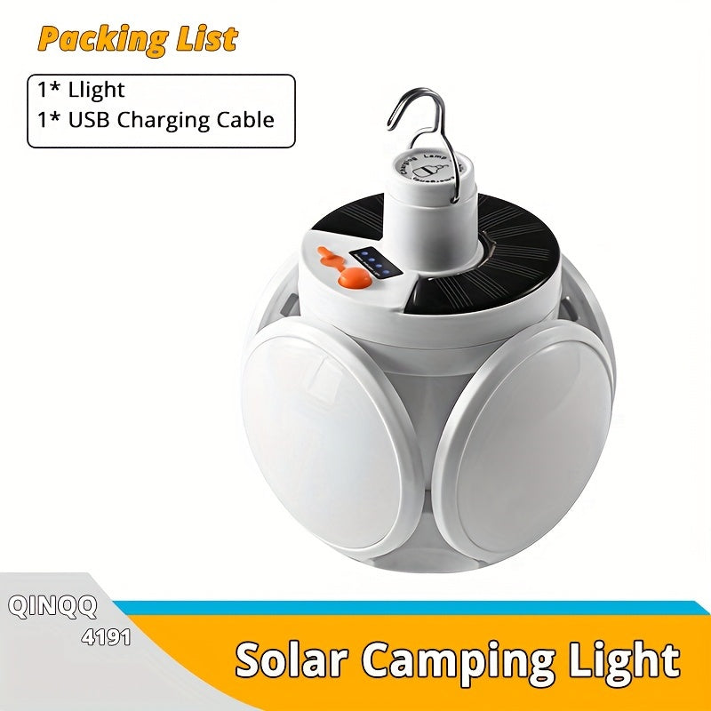 SolarFold Lamp - Foldable Rechargeable LED Camping Lantern