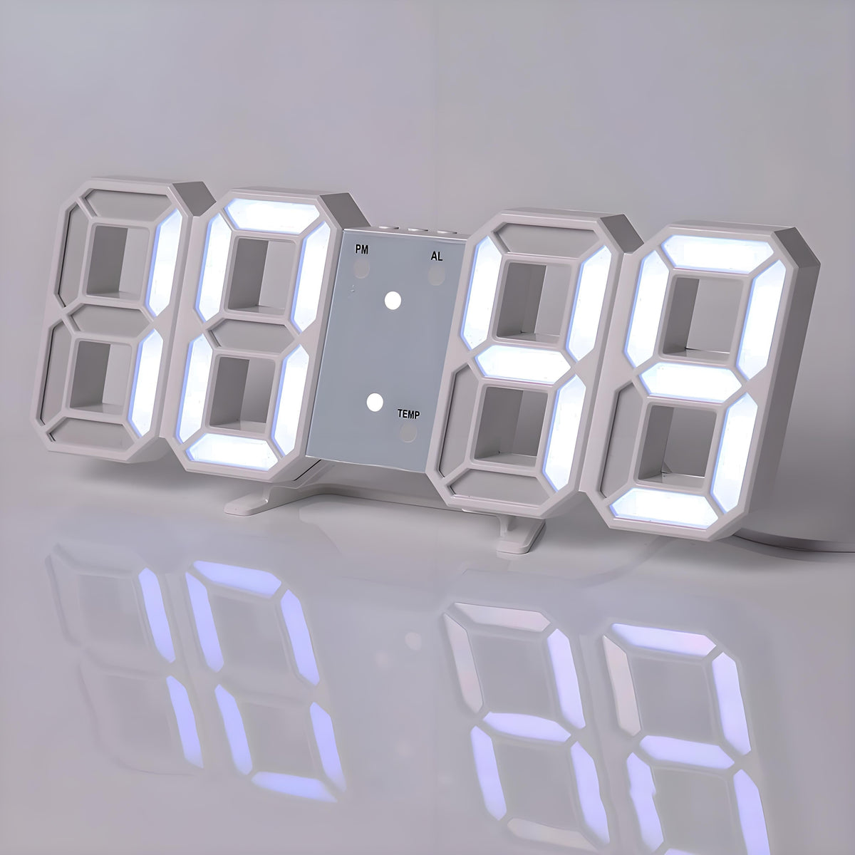 DigiTime Clock - 3D LED Clock with Calendar and Temperature Display