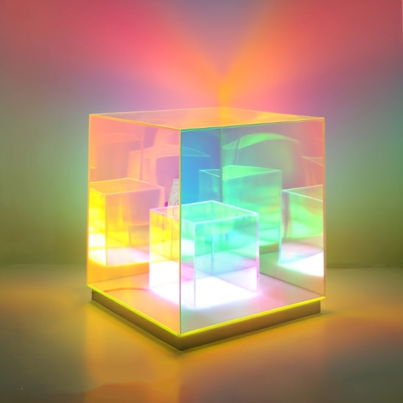 LumiSky Lamp - Adjustable Geometric Starry Sky Table Lamp