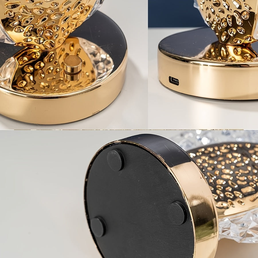 FeatherLamp - Touch-Control USB Table Lamp with Feather Design