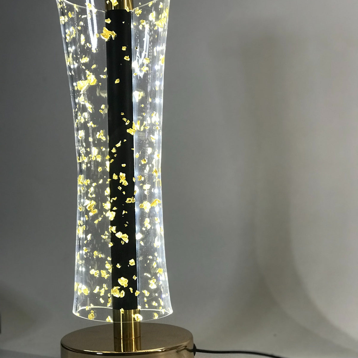 Pristelle - Luxury Acrylic Table Lamp with Gold Accents