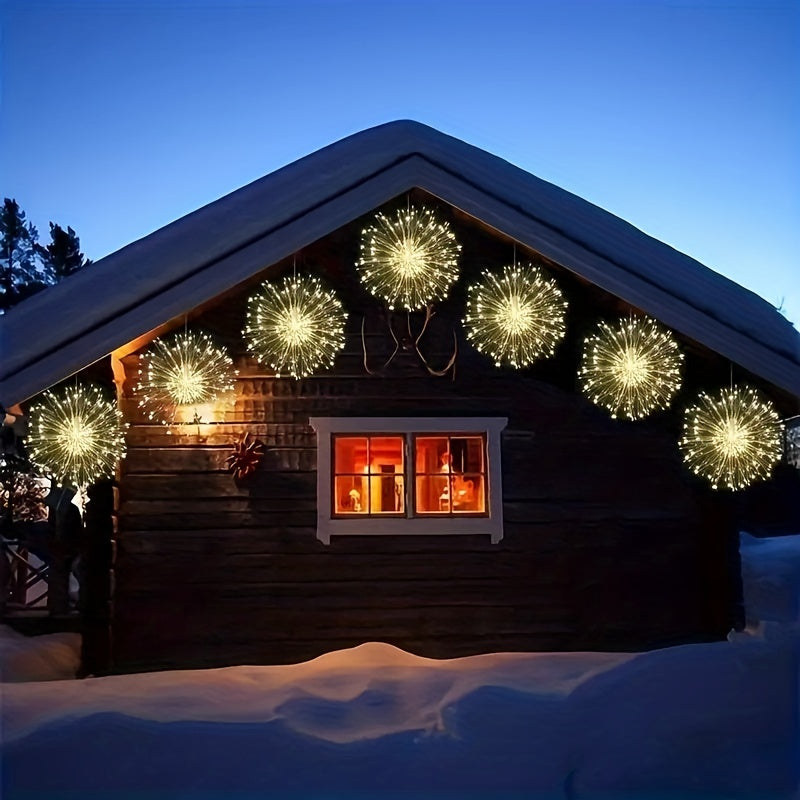 Ryvine - 90-Bulb Solar LED Garden String Lights