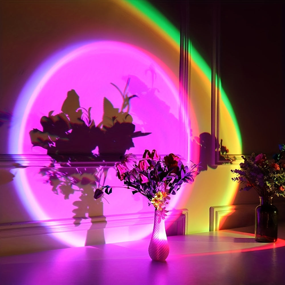 Gyrasol - Sunset Projection Lamp with 16 Colors and Remote Control