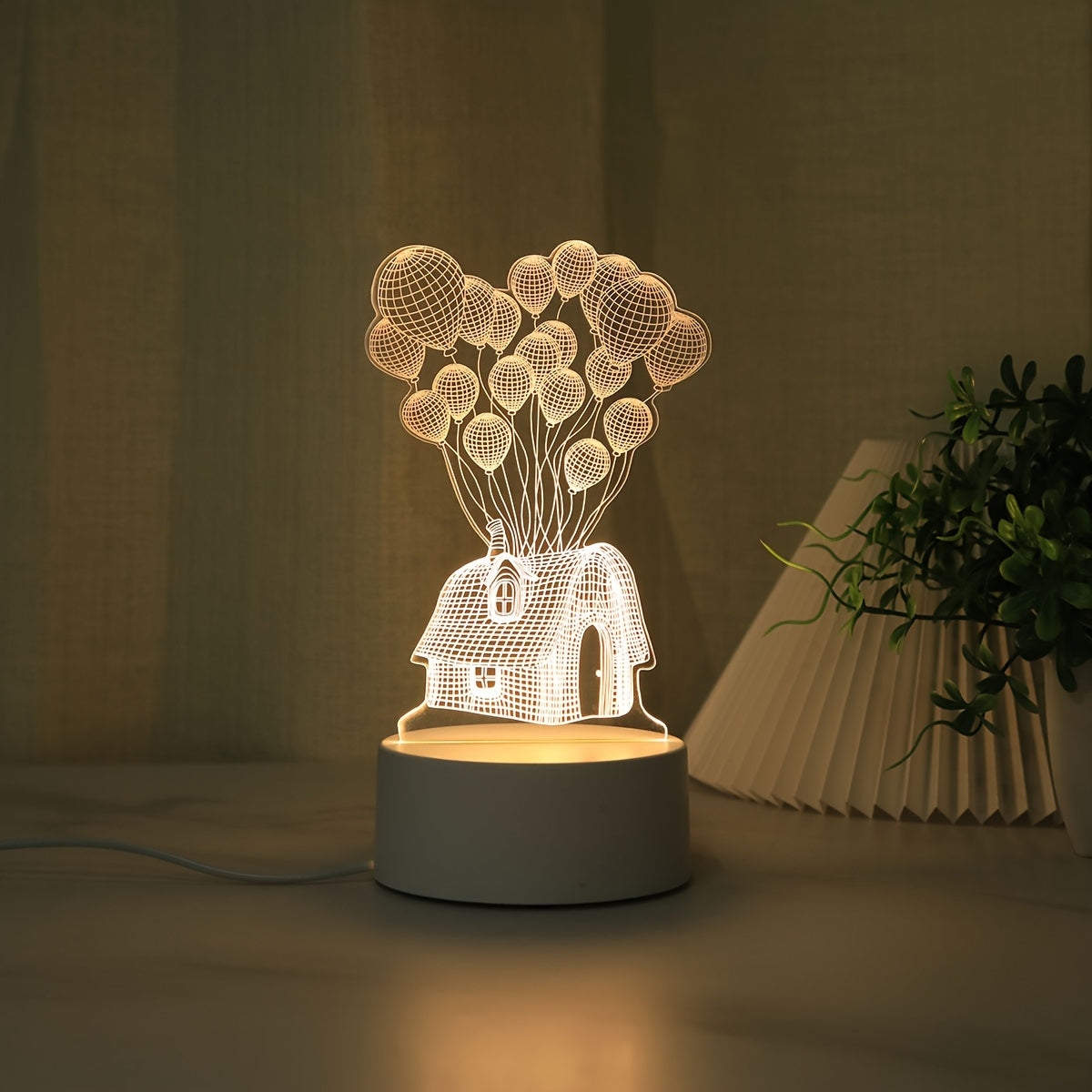 LumiBalloon - 3D LED Balloon Lamp with USB Power