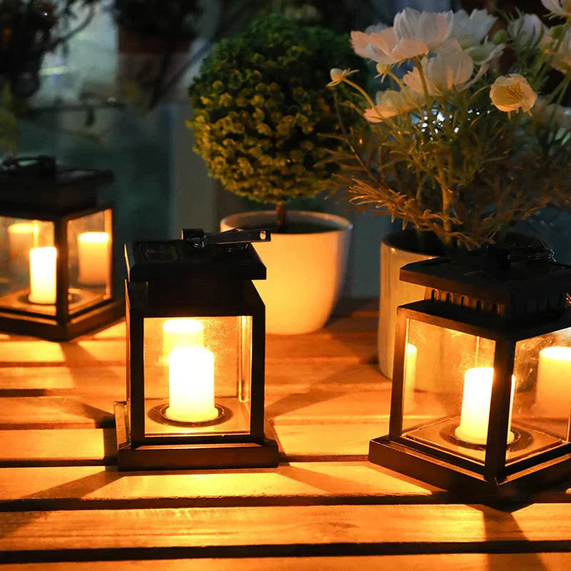SoleilChaleur - Lanterne Solaire LED Suspendue pour Jardin