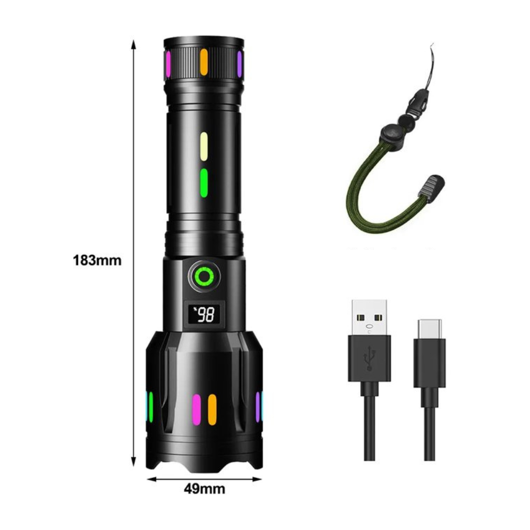 LumenPro - Lampe torche LED puissante pour l'aventure