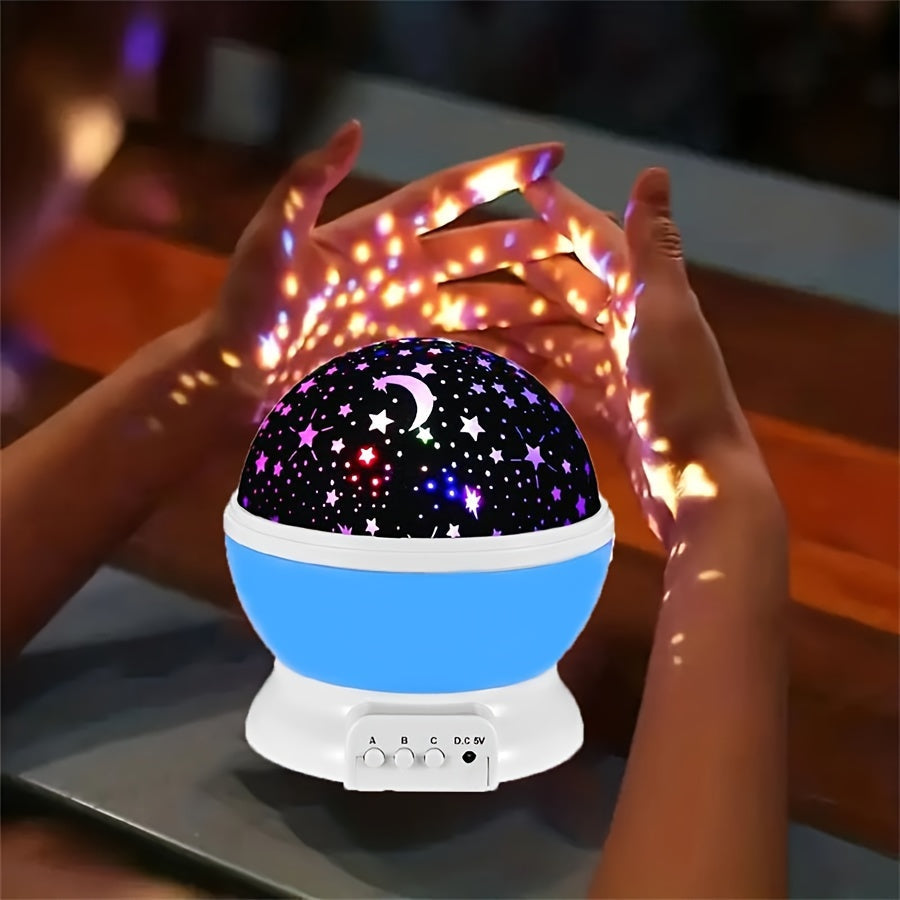 StarryDream - Starry Sky Projector with 12 Colors and 360° Rotation