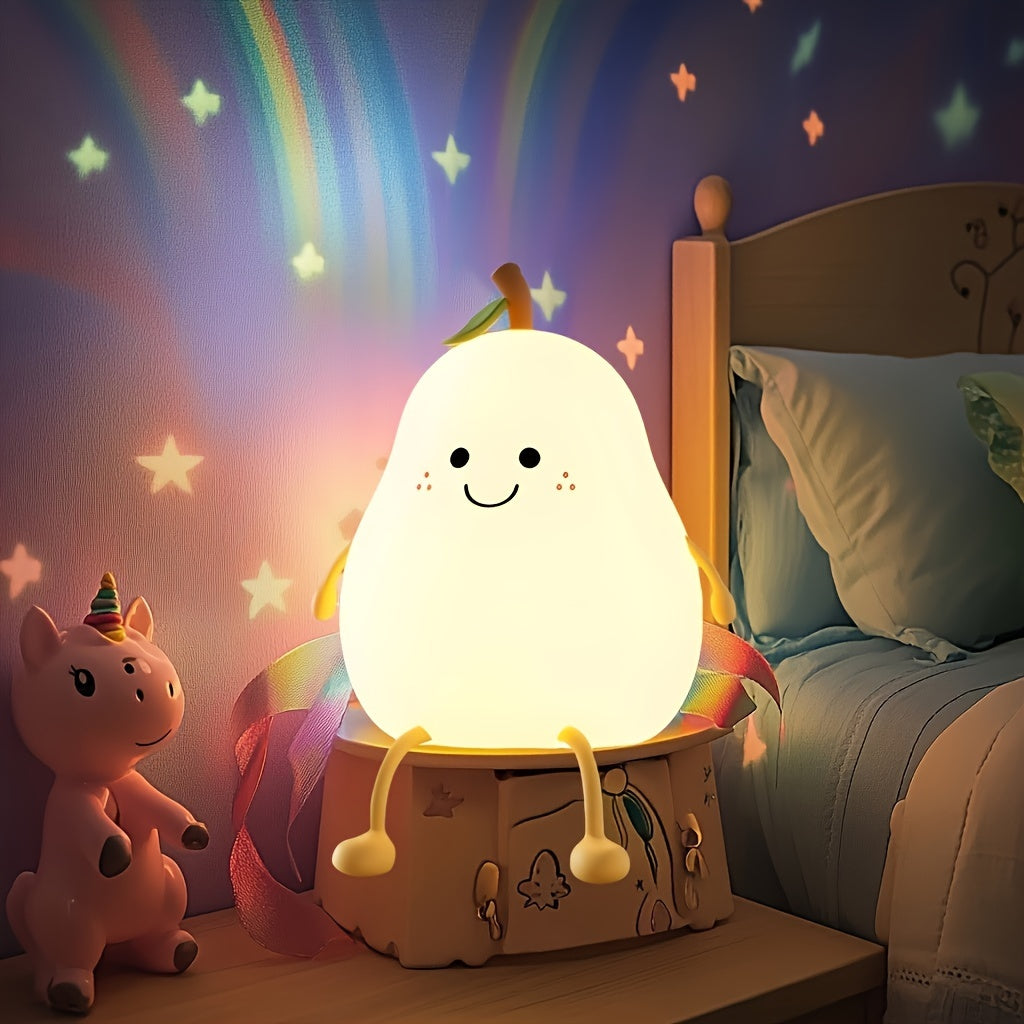 PearGlow Lamp - Rechargeable Dimmable USB LED Lamp