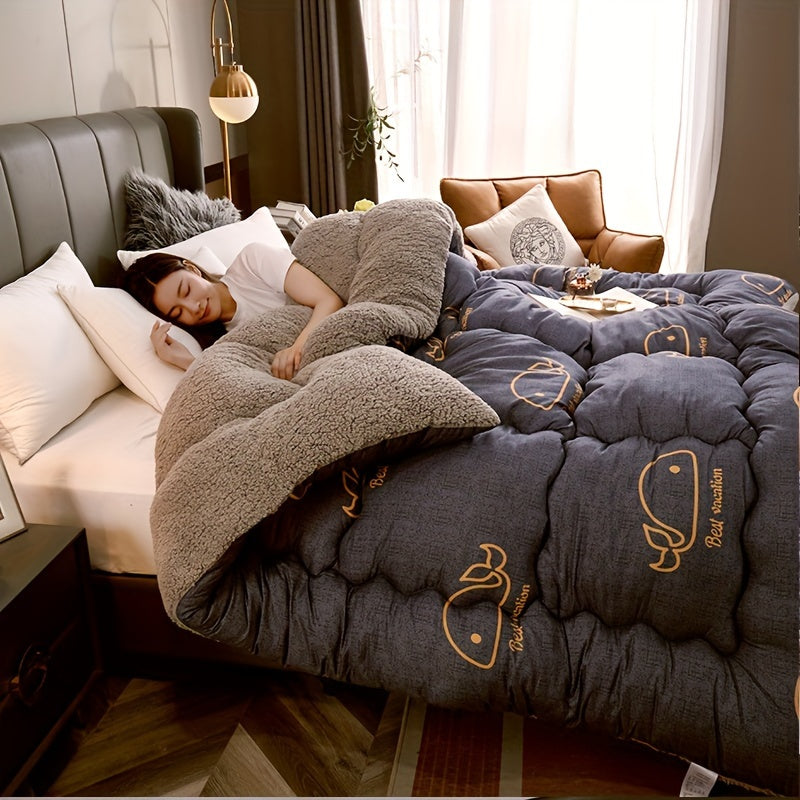 SherpaComfort - Soft Warm Sherpa Fleece Throw for Sofa and Bed