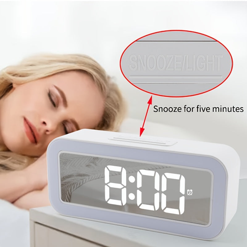 MirrorTime - Modern Mirror Digital Alarm Clock