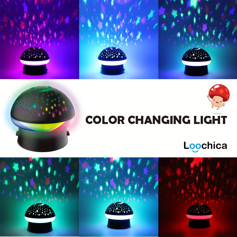StarryGlow - Mushroom Starry Sky Projector Lamp
