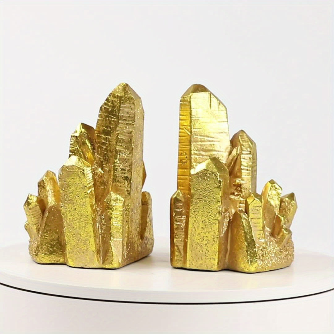 CrystalForm - Vintage Crystal-Design Bookends