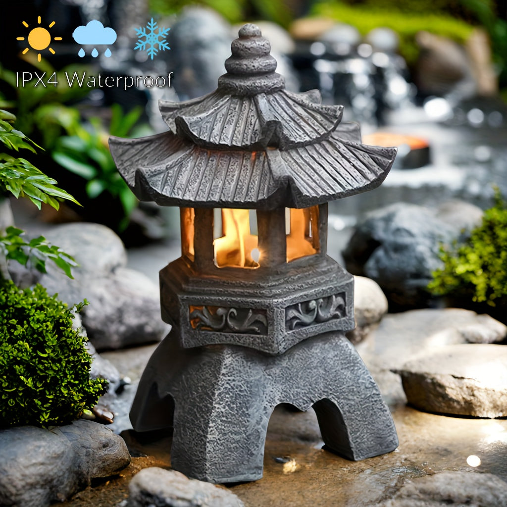 Uharmo Lantern - Solar Zen Garden Lantern