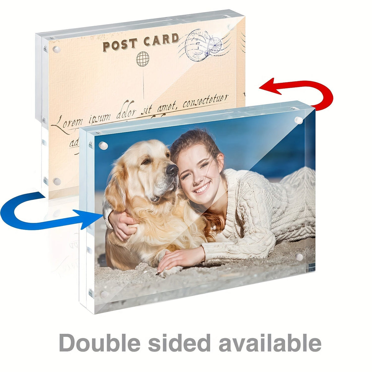 Vytrace - Horizontal Acrylic Photo Frame for Modern Interiors