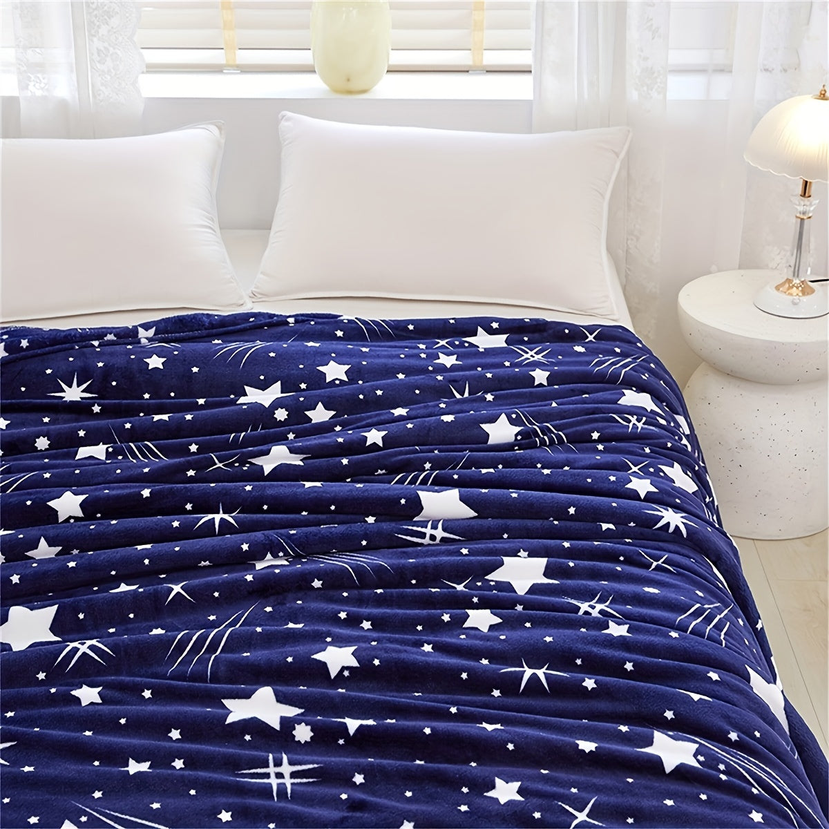 MeteorFleece - Soft Fleece Throw Blanket with Meteor Print