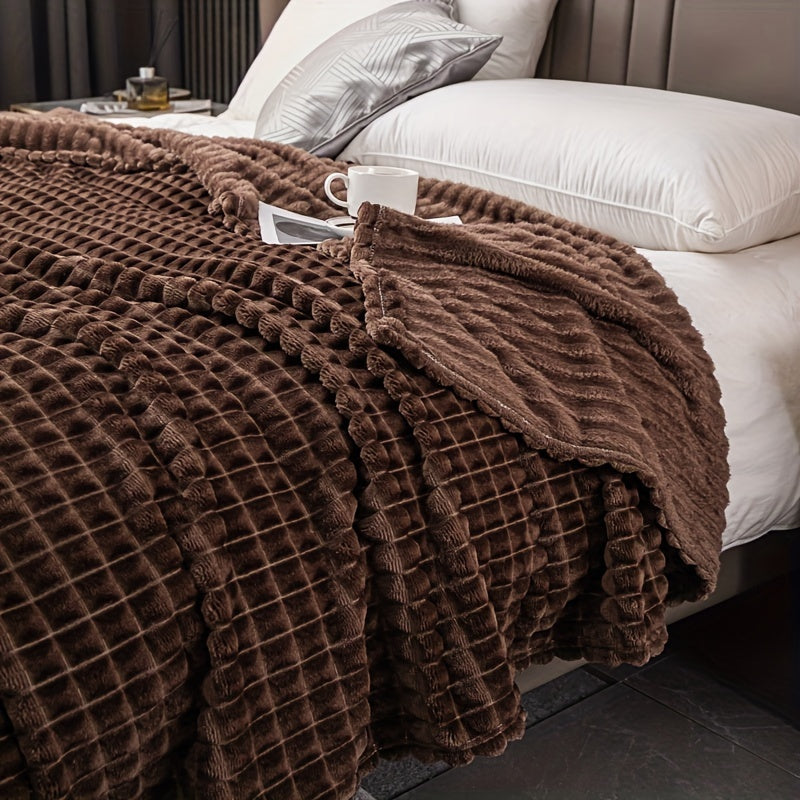 FlannelLuxe - Soft & Warm Fleece Flannel Throw Blanket