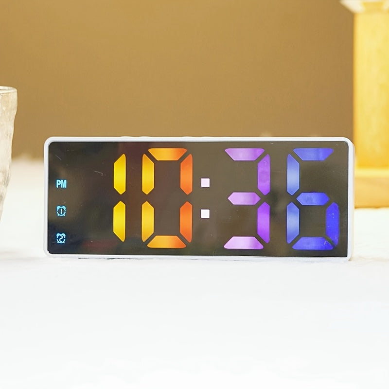 BrightTime Clock - Light-Up LED Alarm Clock with Date Display