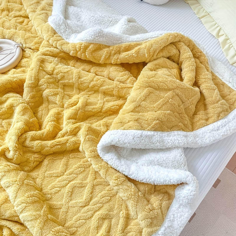 HearthWeave - Reversible Fleece Throw Blanket for Cozy Comfort