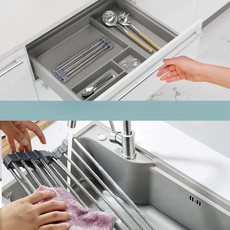 SmartDry - Foldable Compact Dish Drying Rack