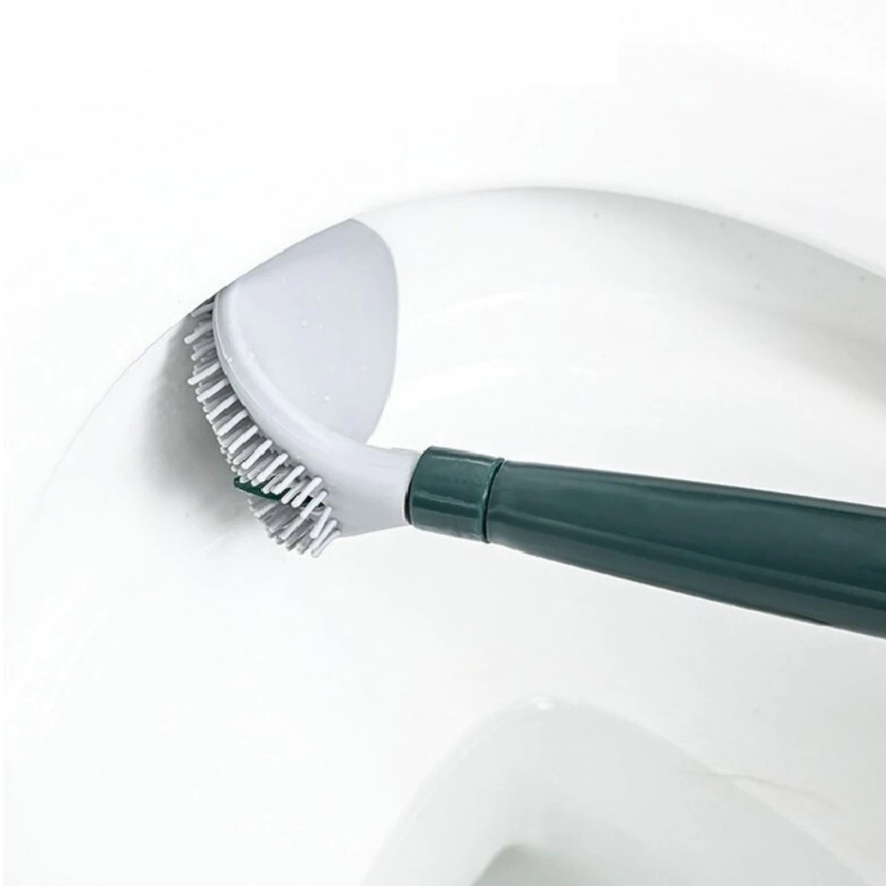 BristleFlex - Flexible Toilet Brush with Built-In Cleaner Dispenser