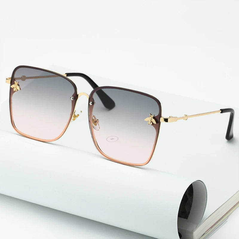 Charlotte Sunglasses - Lunettes de Soleil Oversize Sans Monture