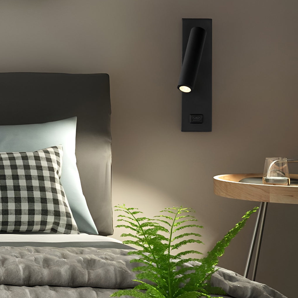 ArtiLicht - Adjustable LED Wall Sconce with USB Charging Port