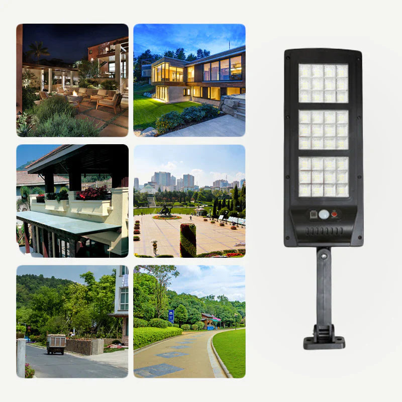 Lampe de Sécurité Solaire LED Sans Fil - 100% Énergie Solaire