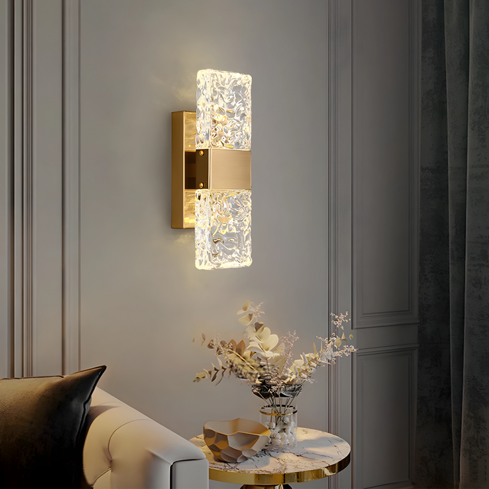 AuraCrystal - Luxury LED Crystal Wall Sconce