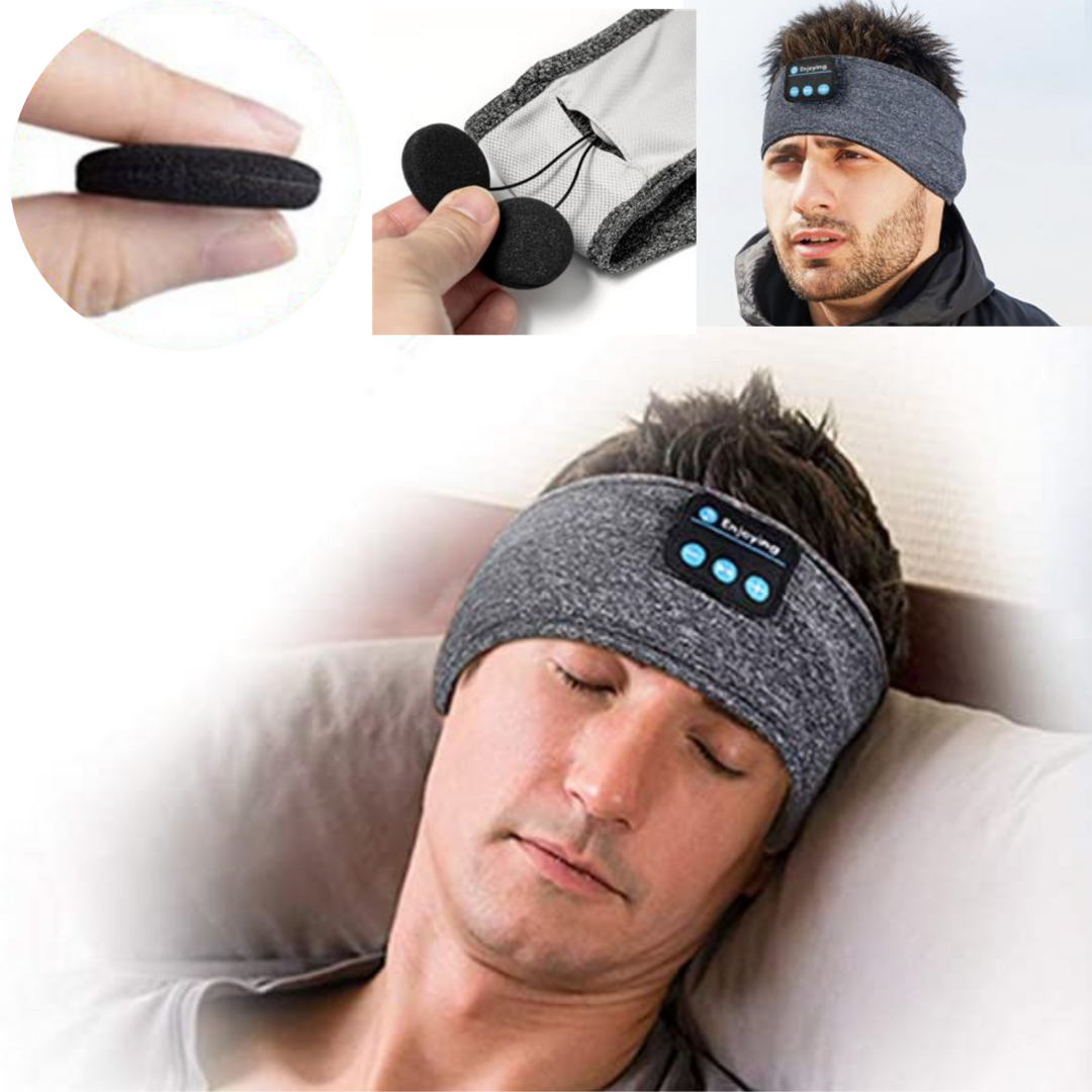 SleepHarmony - Masque Sommeil 3-en-1 et Casque