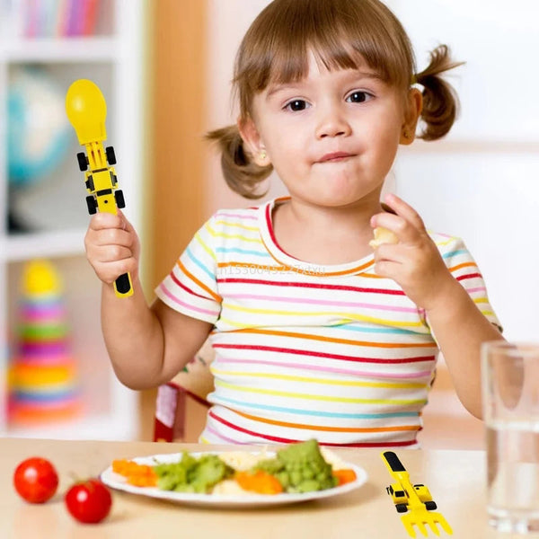 ConstructoFork - Sturdy Kids Cutlery Set