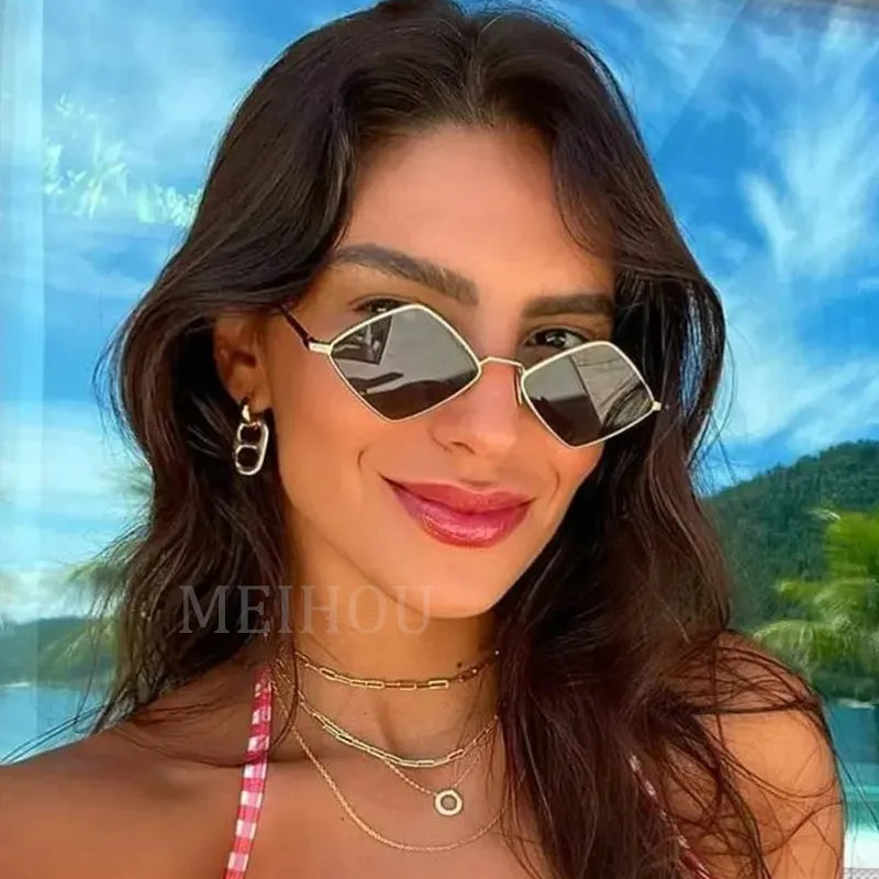 MayaVision - Lunettes de Soleil Rétro Losange