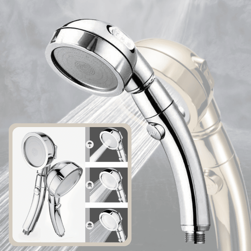 PowerHead Set Douche 3-en-1 – Pluie Réglable