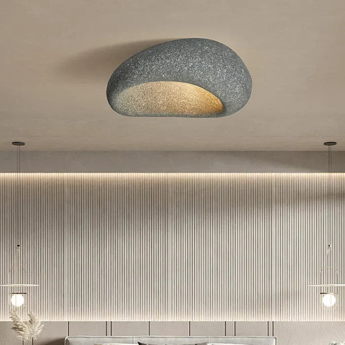 SereneAura Ceiling Light – Lumière Naturelle Wabi-Sabi