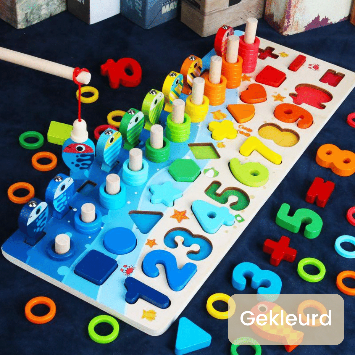 SafariExplorer - Wooden Montessori Busy Board for Babies