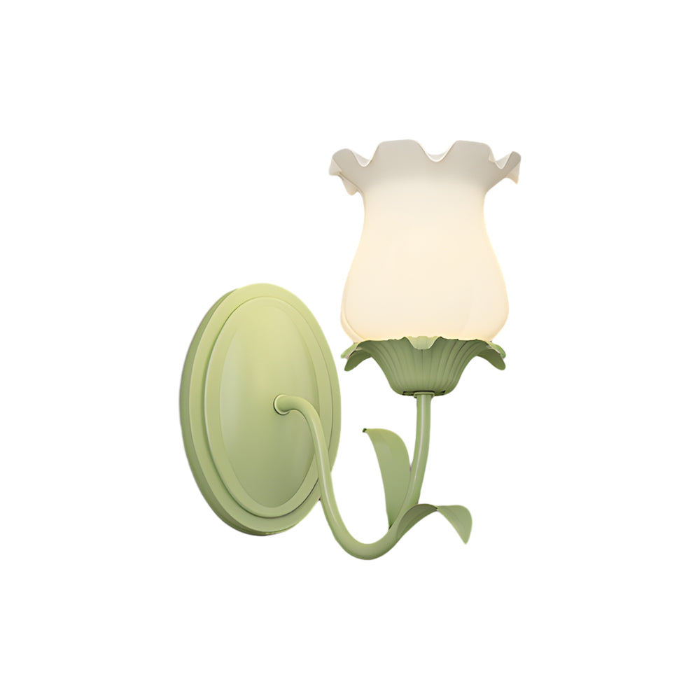 Inanthe - 3D Glass Flower Wall Sconce
