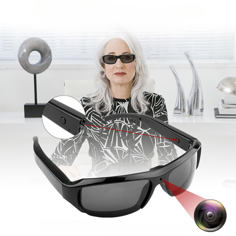 AdventureVision - Lunettes de soleil à caméra sport 1080P