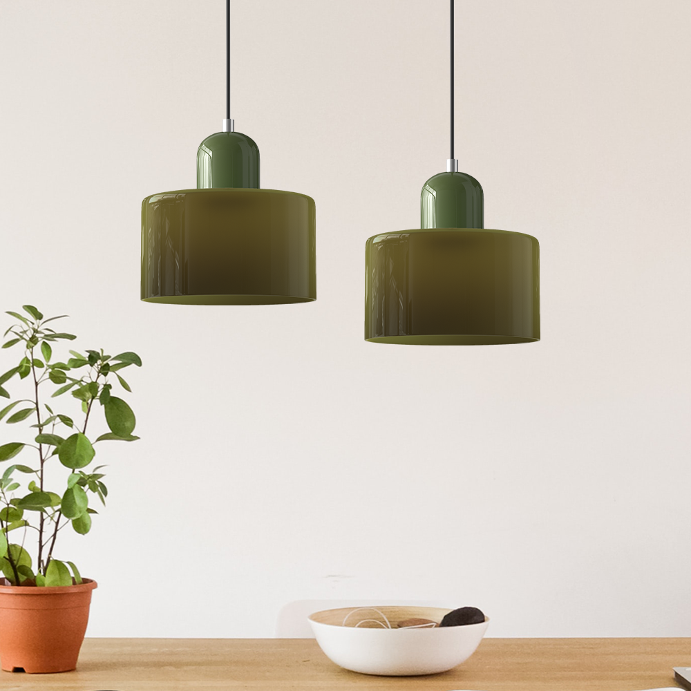 Bauhaus Creative Glass Pendant Light - Colored Glass for an Elegant Interior