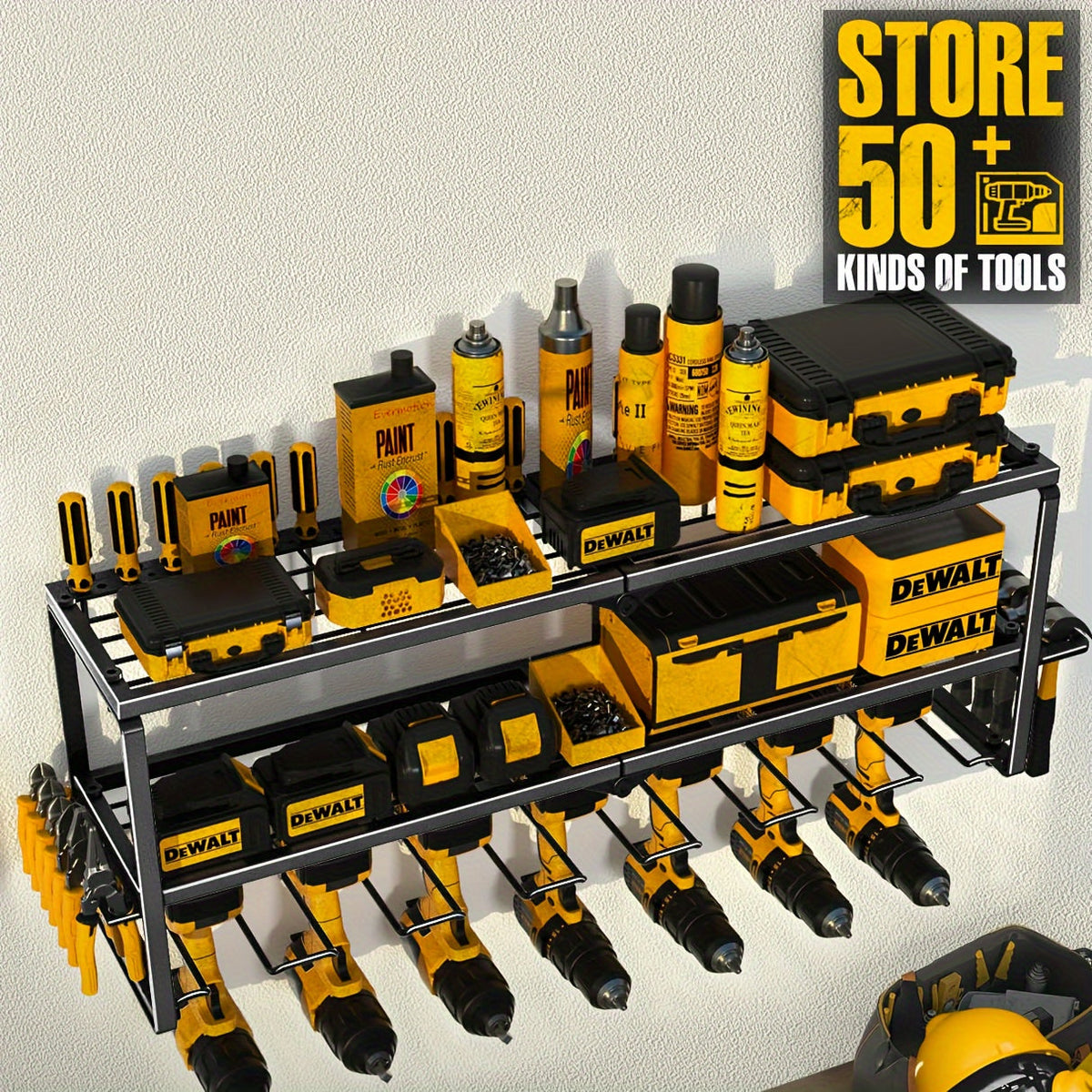 ToolShelf - Floating Wall Shelf for Tool Storage