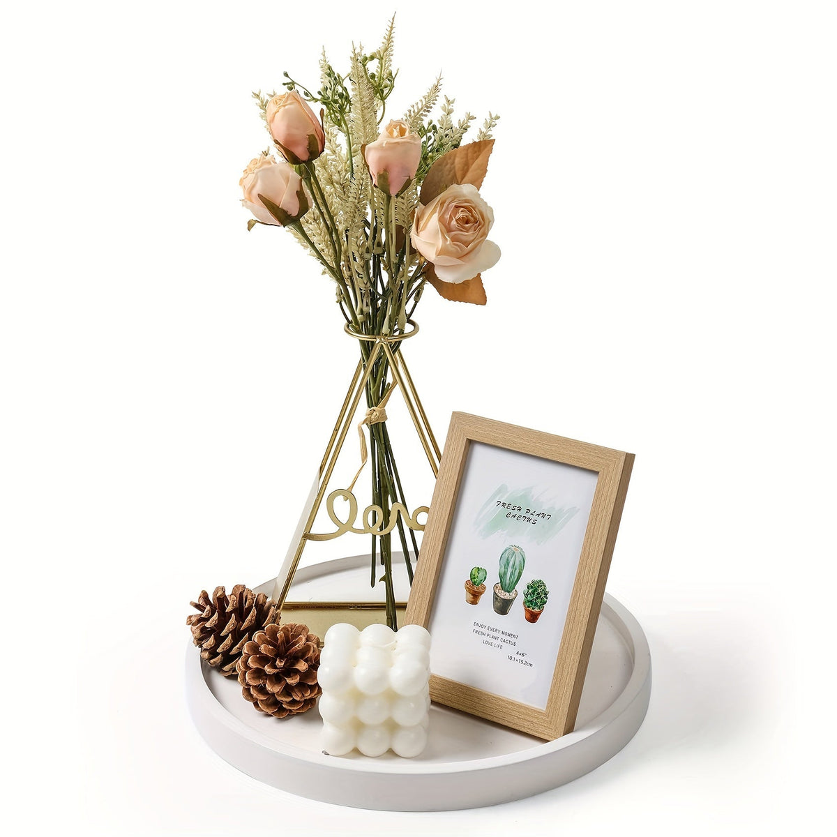 BohoChic - Decorative Wooden Bowl for a Boho Vibe