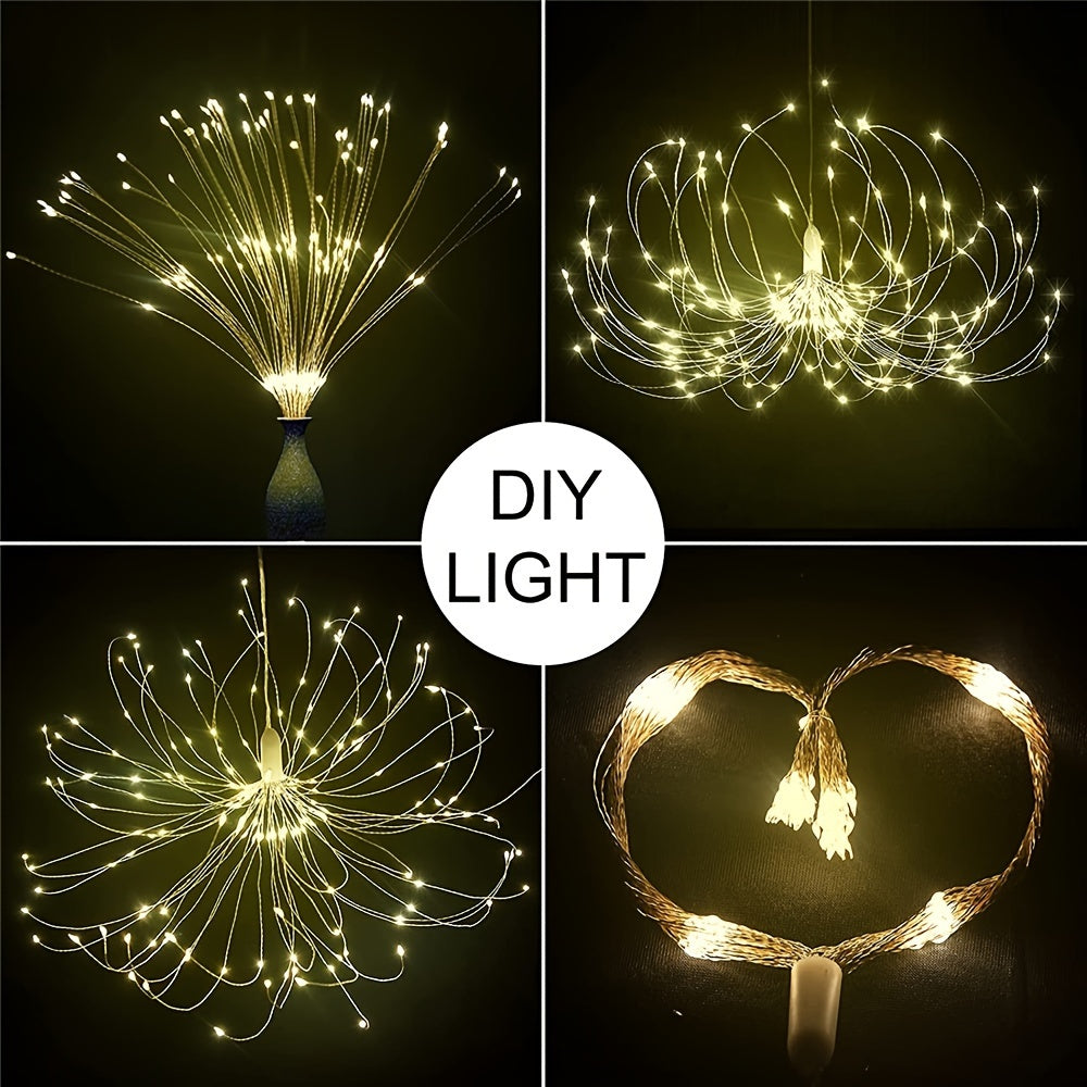 Ryvine - 90-Bulb Solar LED Garden String Lights