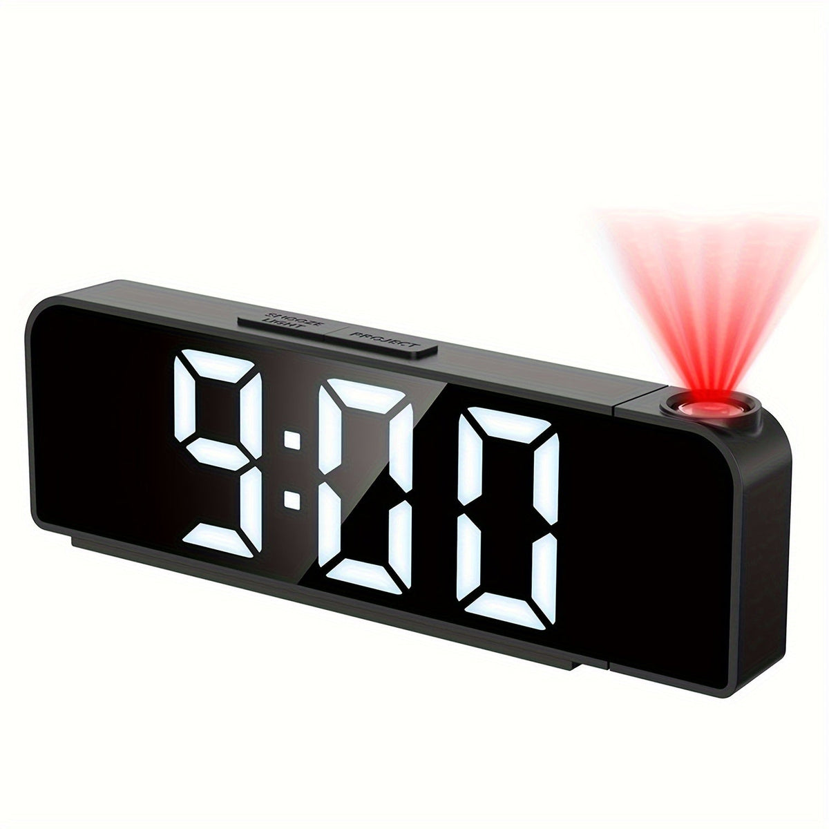 ProjecTime Clock - LED Projection Alarm Clock with Temperature Display