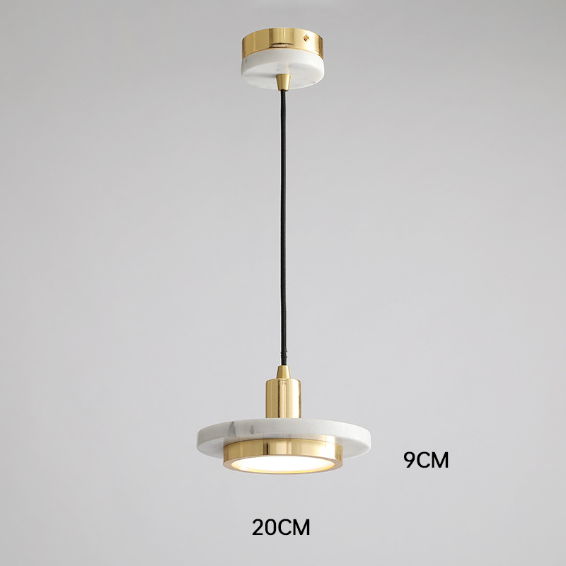 MarbleElegance - Modern Luxury Marble Pendant Light