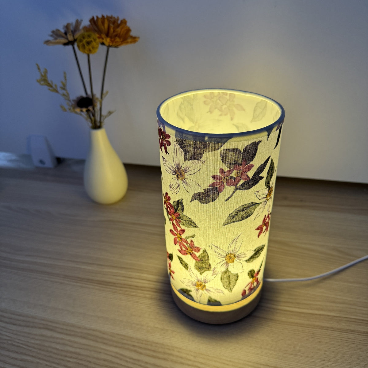 Curwood - Wooden LED Table Lamp with Creative Design