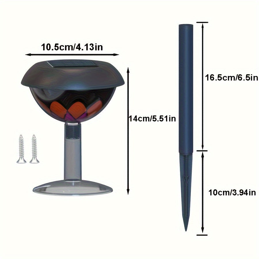 SolarBloom Light - Floral Projection Solar Table Lamp