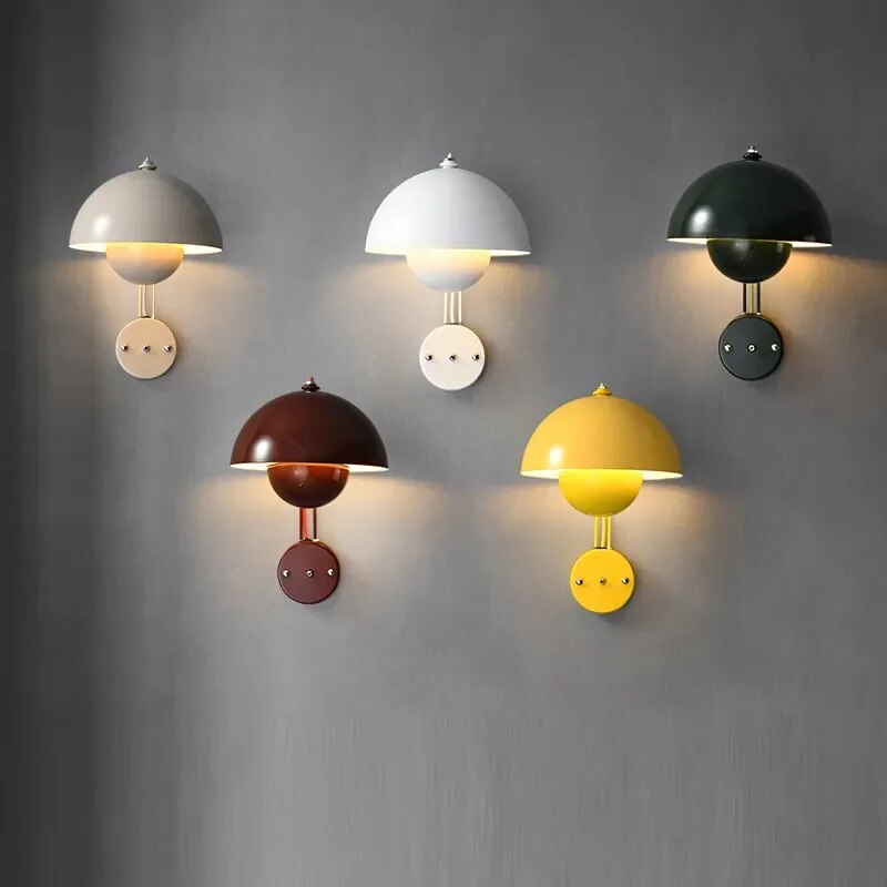 ShroomLite Wall Sconce - Creative LED Mushroom Design