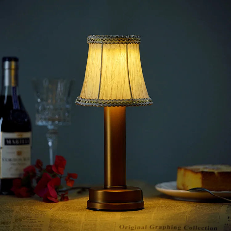 GleamLight - Raw Brass Table Lamp for Refined Lighting