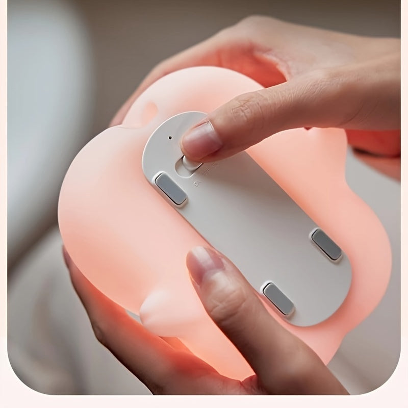 Oswinkle - Pink Pig LED Night Light for Kids