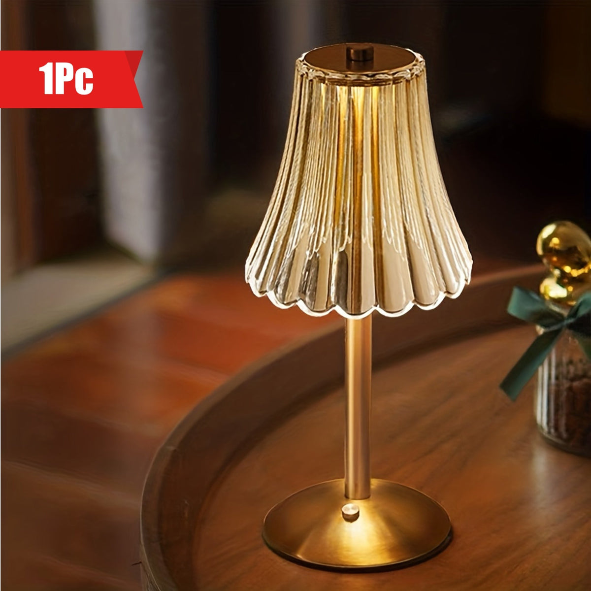 Crystaluxe - Crystal LED Table Lamp with Touch Control