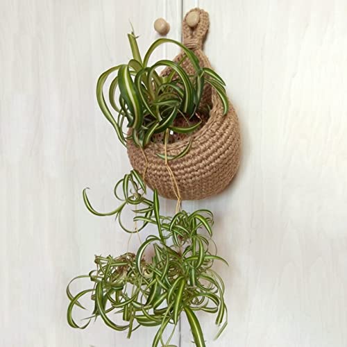 EcoWeave - Hanging Jute Wall Basket for Fruit and Vegetables
