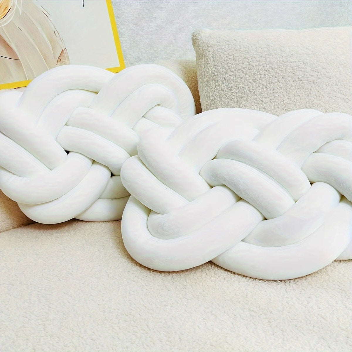 ComfortCloud Cushions - Plush Button-Tufted Throw Pillows